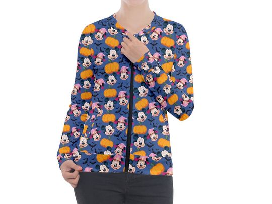 Mickey and Minnie Halloween Jacket | Disney Scrub Jacket