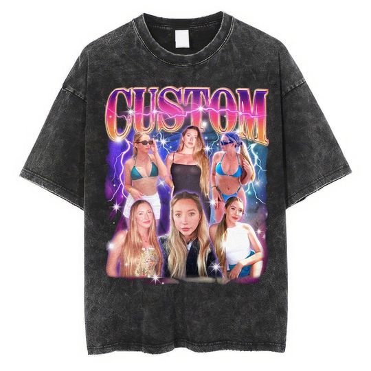 Custom Your Own Bootleg Sweatshirt, Vintage Graphic 90s Custom Shirt