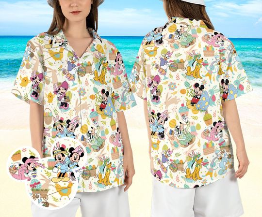 Easter Day Mickey and Friends Hawaiian Shirt