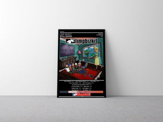 Limp Bizkit Poster | Still Sucks Poster | Metal Music Poster | Album Cover Poster