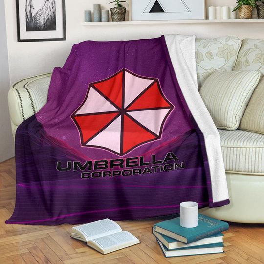 Resident Evil Game Sherpa Fleece Blanket