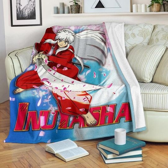 lnuyasha Anime Sherpa Fleece Blanket