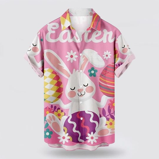 Happy Easter Day Egg Hunt Hawaiian Shirt