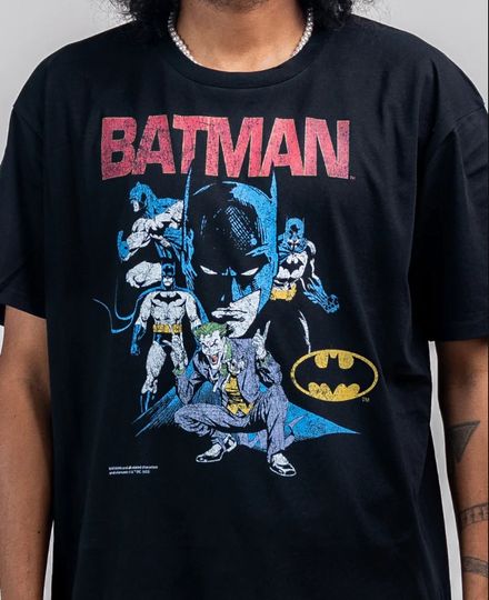 90s Retro Vintage Styled Batman T Shirt