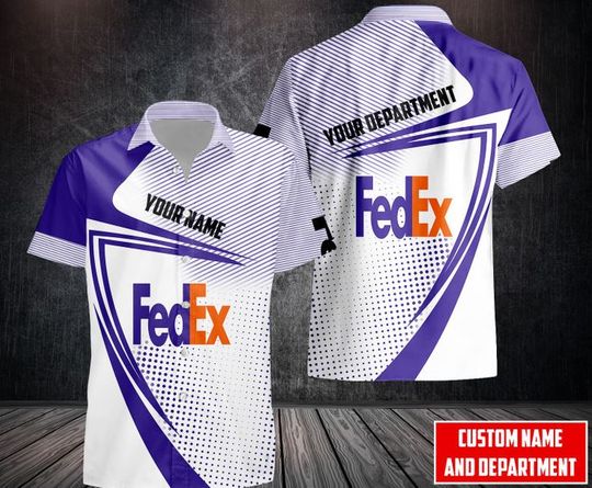 Personalized FedEx Hawaiian Shirt, FedEx Ground Aloha Shirt
