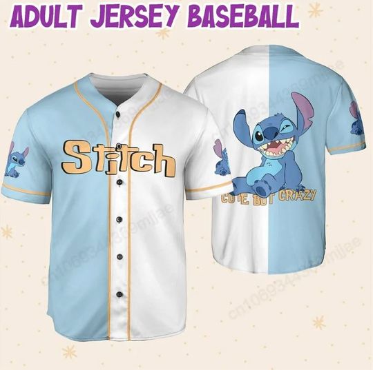 Stitch Disney Baseball Jersey, Disney Jersey