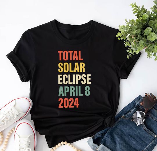 Total Solar Eclipse 2024 Shirt, April 8th 2024 Shirt, Eclipse Event 2024 Shirt