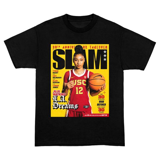 USC JuJu Basketball T-Shirt, Trojans Vintage Style Streetwear Shirt, Watkins Slam Retro Basketball