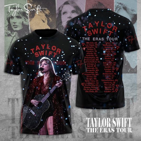 Taylor 3D T-Shirt - taylor version Tour Womens 3D T-Shirt, taylor version Shirt