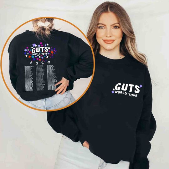 Guts Olivia World Tour 2024 Sweatshirt