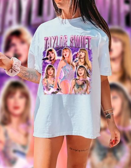 Taylor Eras Tour Vintage Shirt, Taylor Merch T Shirt