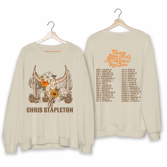 Chris Stapleton All American Road Show 2024 Tour Sweatshirt