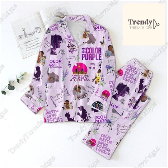 The Color Purple Pajamas Set, The Color Purple Pajamas Set