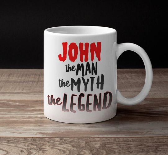 Personalized The Man The Myth The Legend Mug