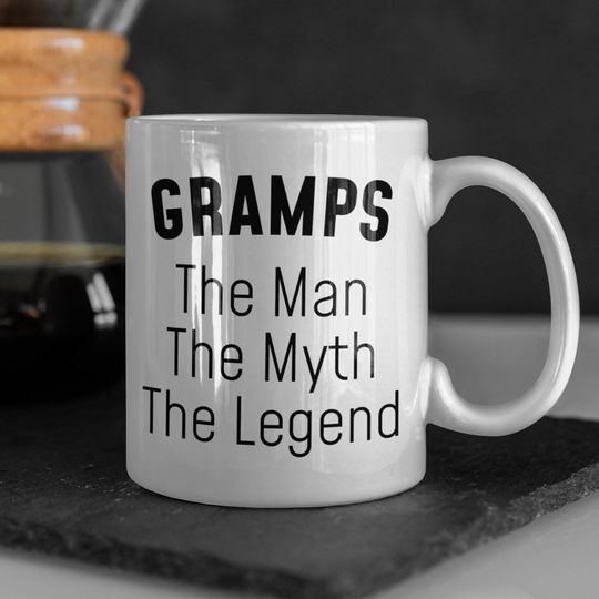 Gramps Gifts Grandpa Christmas Gramps The Man The Myth The Legend Mug