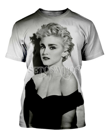 Madonna 3D Printed Casual T-shirts