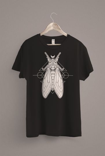 Cicada T-Shirt, Nu Goth Shirt, Witchy Shirt