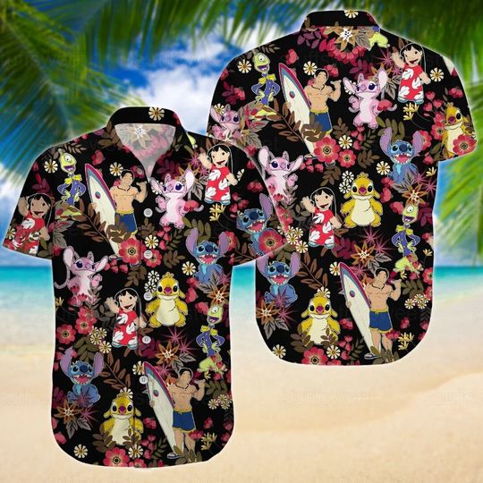 Disney Lilo And Stitch Hawaiian, Disneyland Trip Hawaiian, Disney Vacation Hawaiian
