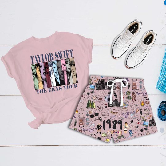 Taylor taylor version 1989 Pink Short Pajamas Set