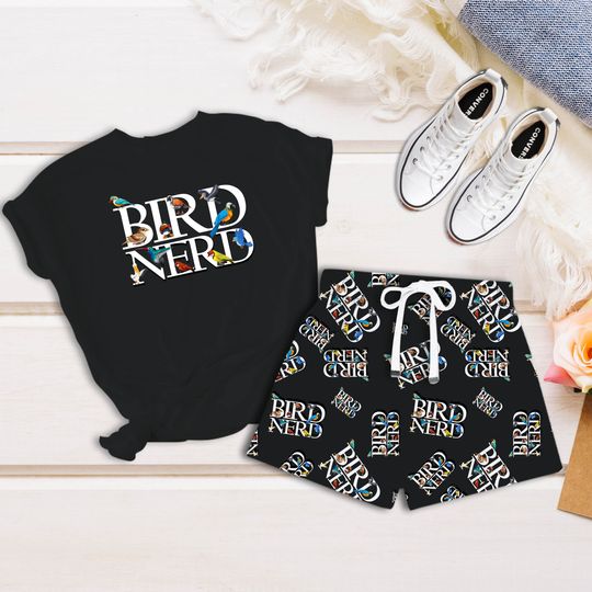 Bird Lover Women's Short Pajama Set