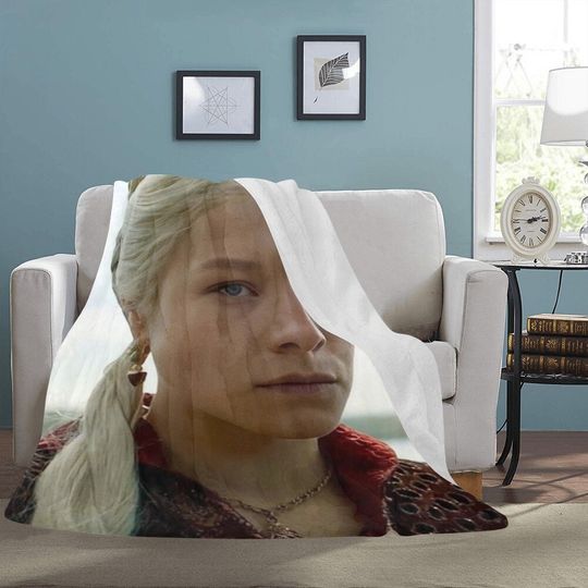 Rhaenyra Targaryen Fleece Blanket