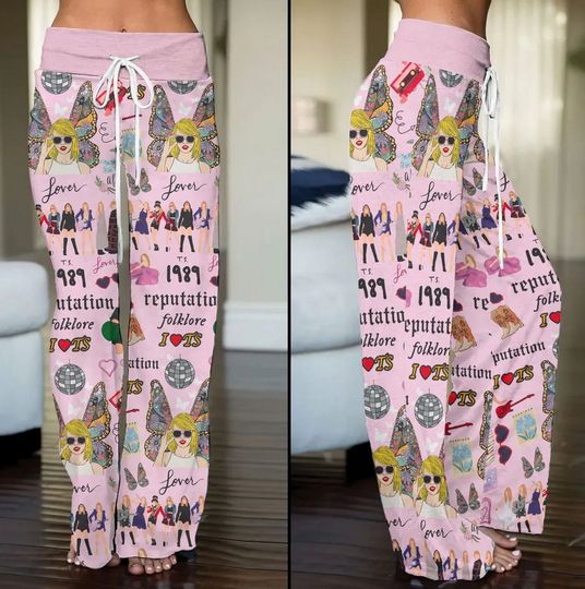 Taylor 3D Printed Music Tour Women Pajamas Pants