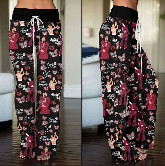 Selena Quintanilla Music Tour Women Pajamas Pants