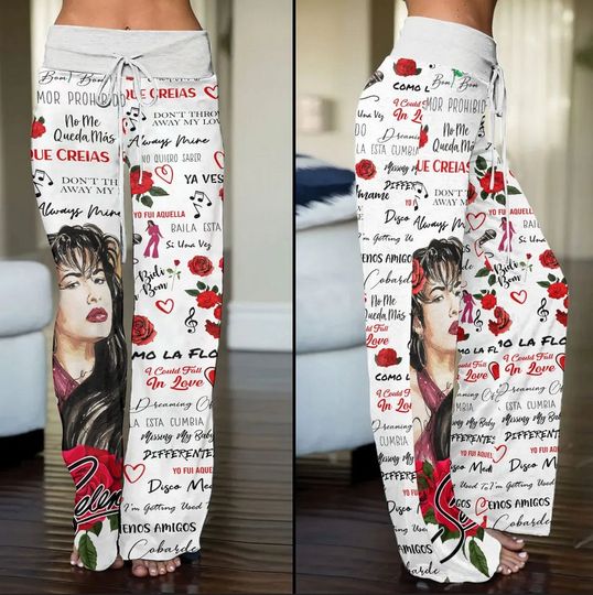 Selena Quintanilla Music Tour Women Pajamas Pants