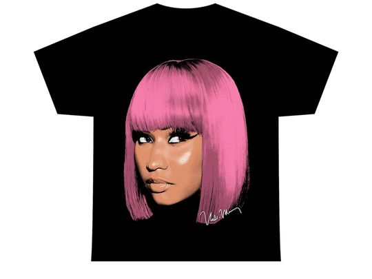 Nicki Minaj T- Shirt, Rare Queen Of Rap Tee Album Cover Art