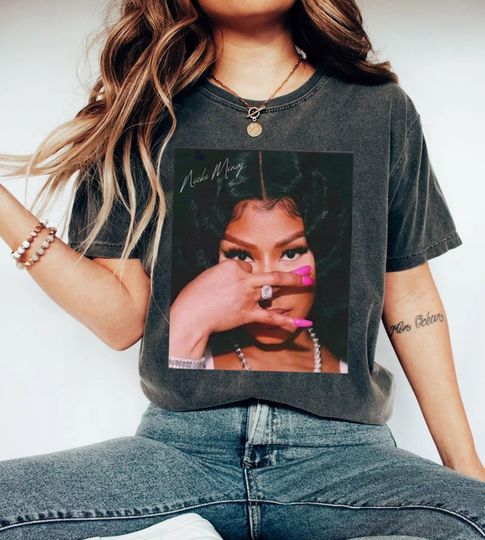 Nicki Minaj T-Shirt, Nicki Minaj Fan, Nicki Minaj Gift, Rapper Homage Graphic Shirt