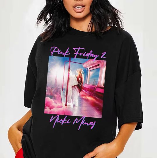 Nicki Minaj Album Shirt, Pink Friday Tribute Shirt, Music Concert 2024 Shirt