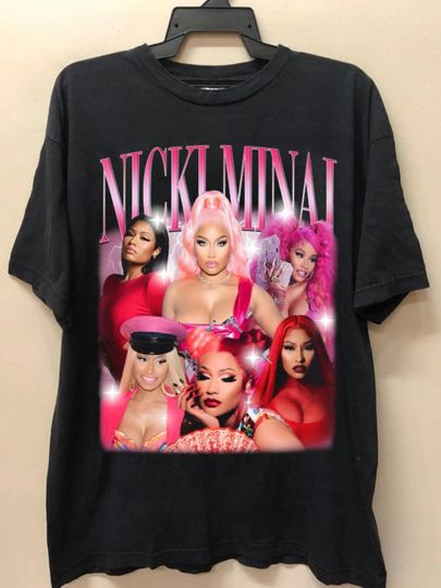 Vintage Nicki Minaj Shirt, Pink Friday 2 Airbrush Nicki Minaj Shirt