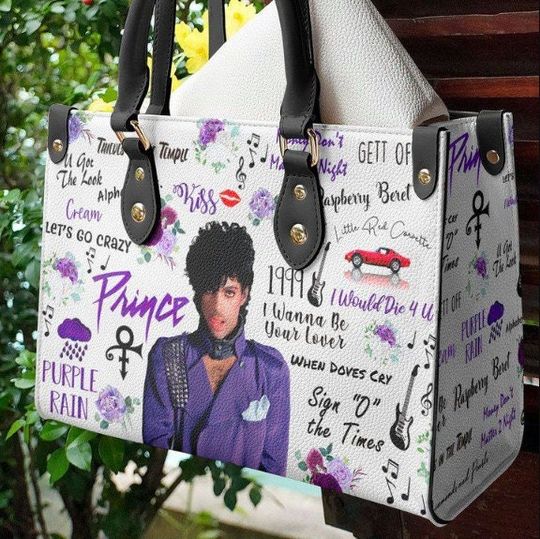 Prince Purple Leather Bag,Prince Women Bags