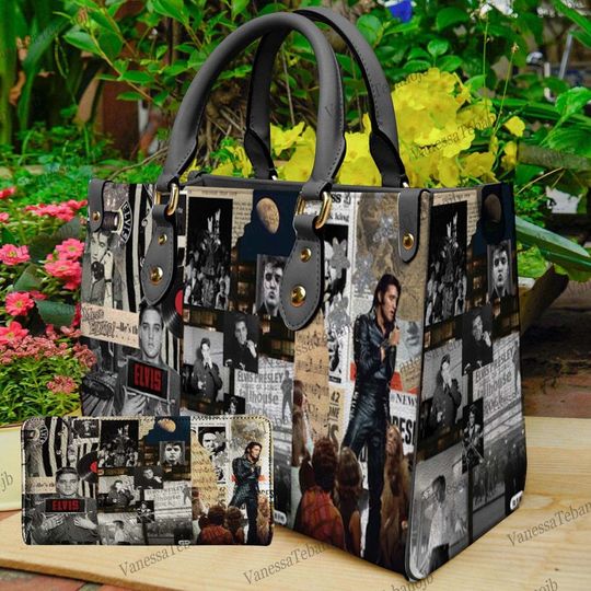 Elvis Presley Leather Handbag,Elvis Presley Handbag