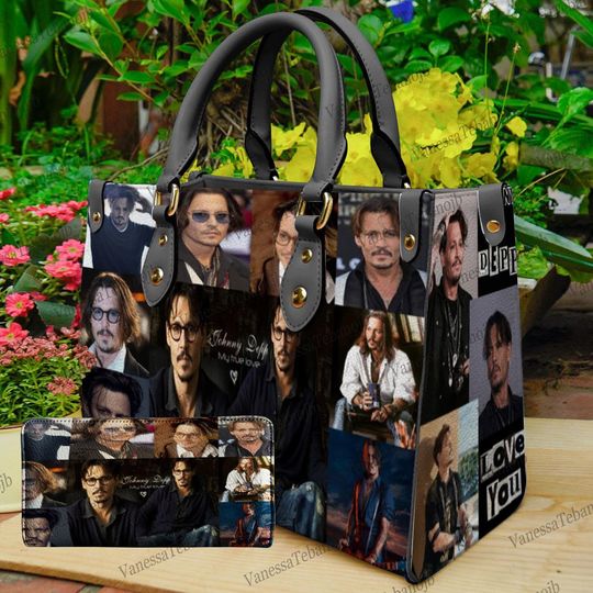 Johnny Depp Leather Bag,Vintage Woman Handbag