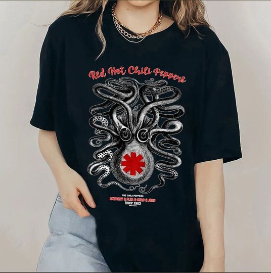Red Hot Chili Peppers Album Retro Tee Gift Unisex Fans, Red Hot Chili Peppers Band Unisex