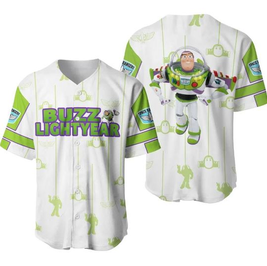 Toy Story Buzz Lightyear Disney Baseball Jersey, Disney Jersey