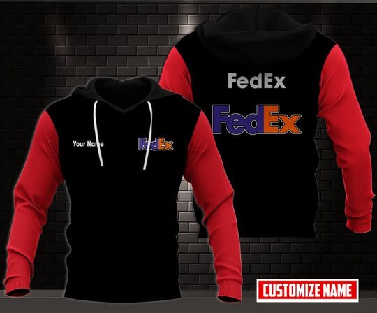 Personalized Name Fedex Custom Full Print 3D Hoodie
