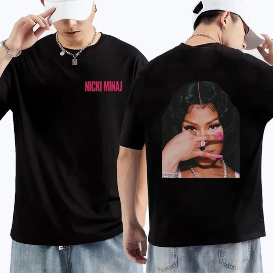 Rapper Nicki Minaj Double Sided Graphic T Shirts