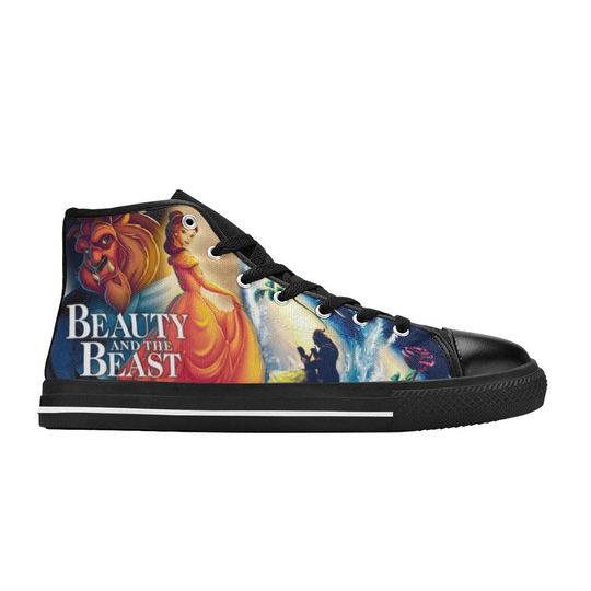 Beauty & The Beast Disney High Top Sneakers