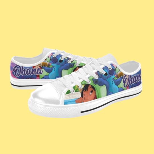 Lilo & Stitch Ohana Movie Low Top Sneakers