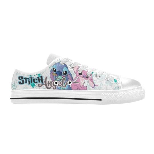 Stitch & Angel Movie Low Top Sneakers