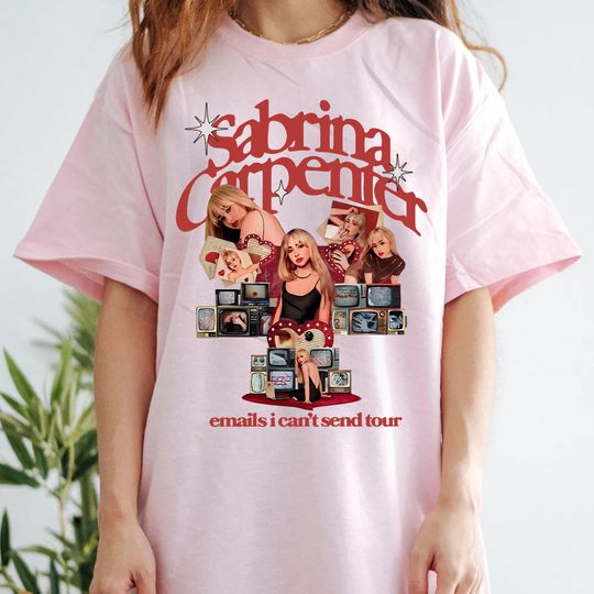 Sabrina Carpenter Vintage Retro Shirt, Emails I Can't Send Tour Album Shirt