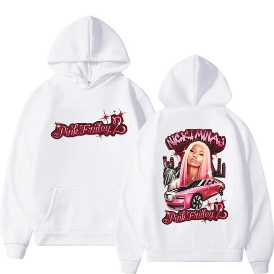 Rapper Nicki Minaj Pink Friday 2 Graphic Hoodies