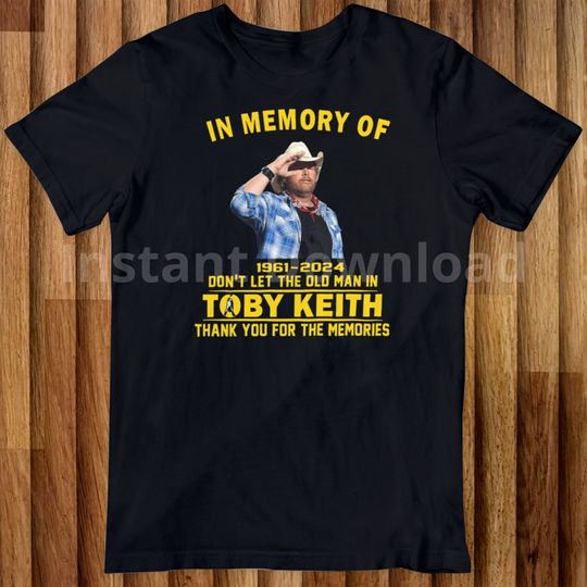 In Memories Of Toby Keith T-Shirt, Toby Keith Rip Shirt, Toby Keith Rip T-Shirt