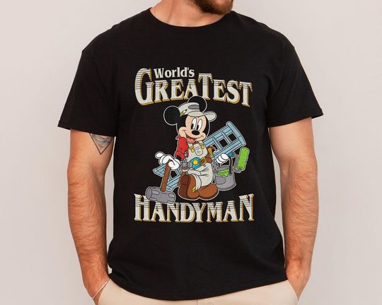 World's Greatest Handyman Shirt Mickey Mouse T-shirt Father's Day Shirt