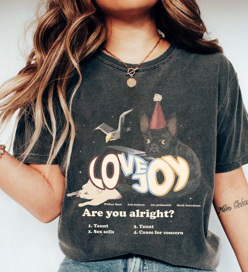 Band Lovejoy Album Are You Alright Shirt, The Lazy Cat, Lovejoy Tour 2024 Band Music