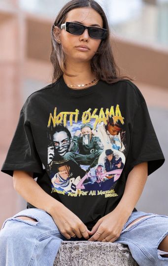 Notti Osama Hiphop TShirt, Notti Osama Vintage Shirt, Notti Osama RnB Rapper Shirt