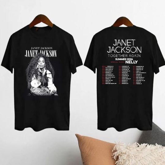 Graphic Janet Jackson 2024 Tour Shirt