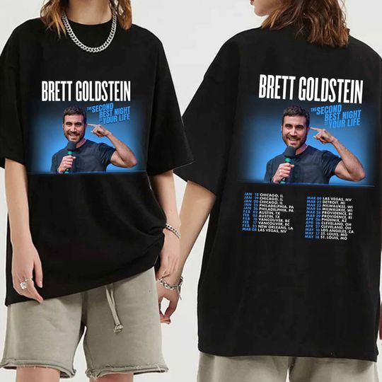Brett Goldstein 2024 Tour Shirt, Brett Goldstein Fan Shirt
